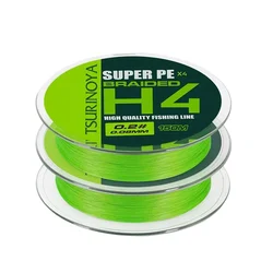 TSURINOYA Línea PE H4 Bait Finesse 4 Weaves para Trucha
