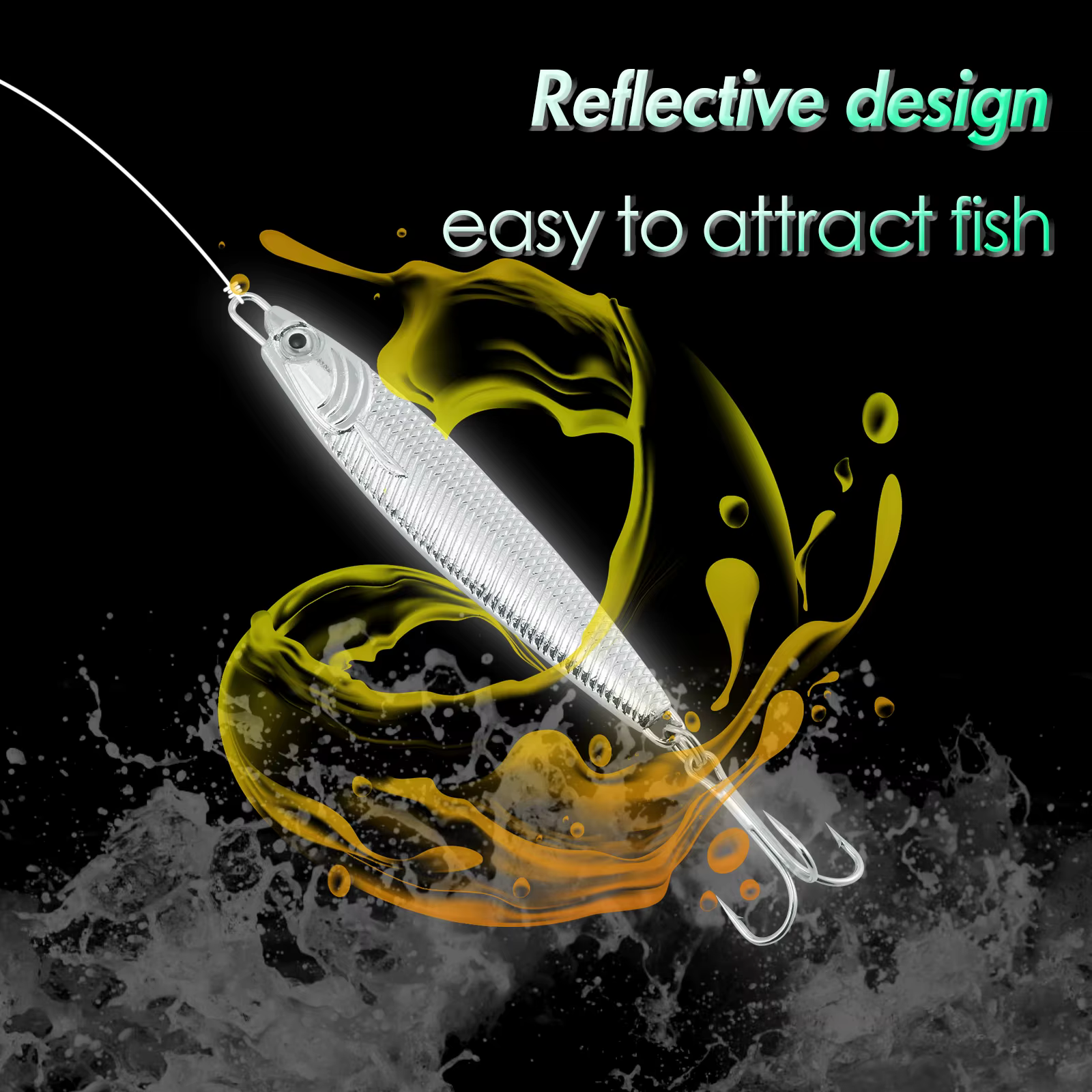 Jig de Diamante Vertical – Cuchara Hundida para Surf Casting - imagen 4