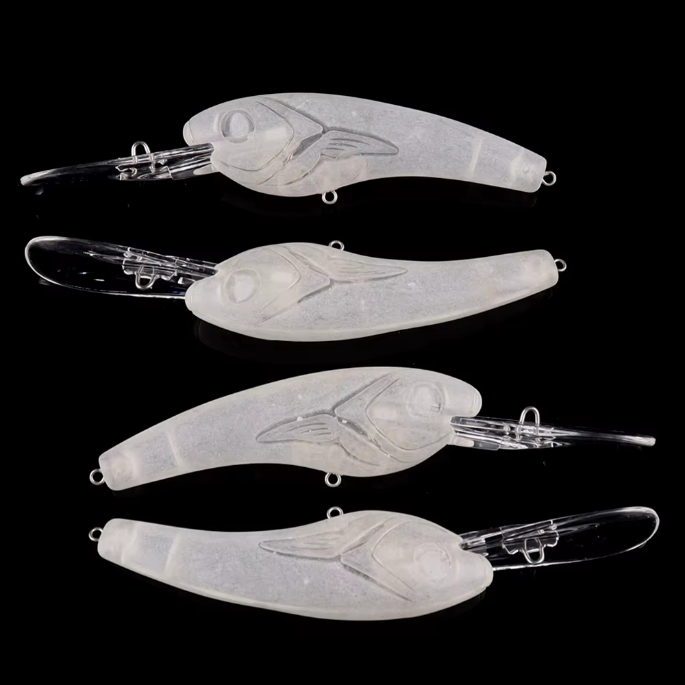 Señuelos Minnow Dr.Holife para pintar – Rascador flotante 13.5cm DIY - imagen 4