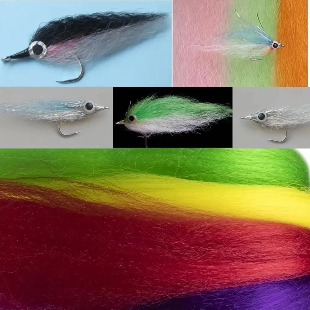 Hilo rizado tipo Minnow para atar cabezas de jig bucktail - imagen 4