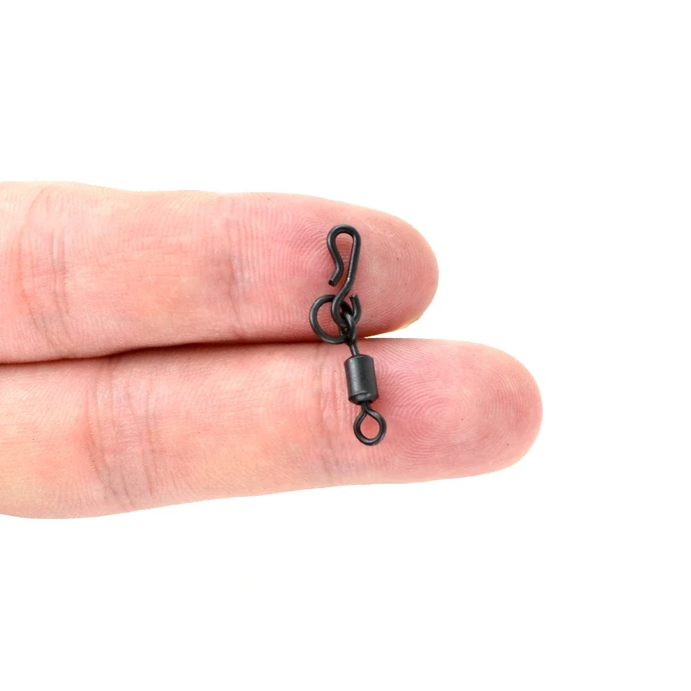 Ganchos giratorios Hirisi AG147 para carpa – cambio rápido y anillo sólido - imagen 3