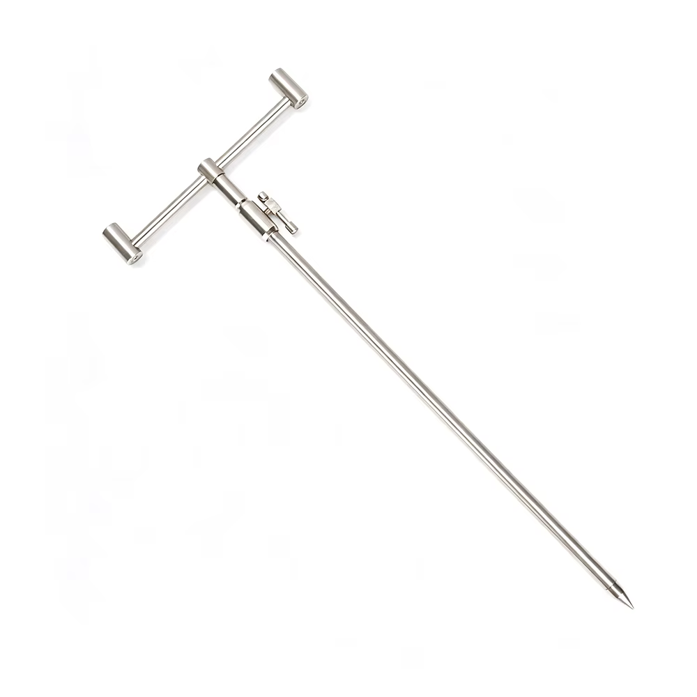 Hirisi Carp Fishing – Soporte ajustable para cañas de acero inoxidable - imagen 4