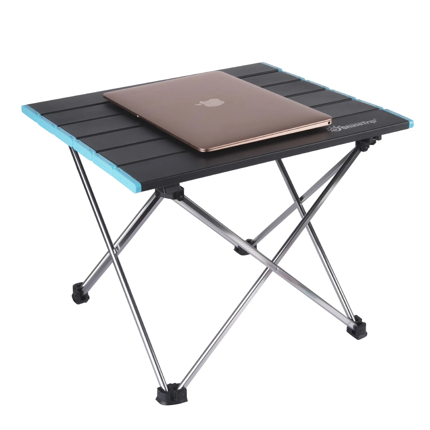 Mesa plegable ultraligera en exterior
