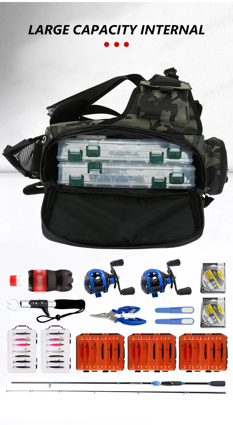 Bolsa de cintura para señuelos y equipo
