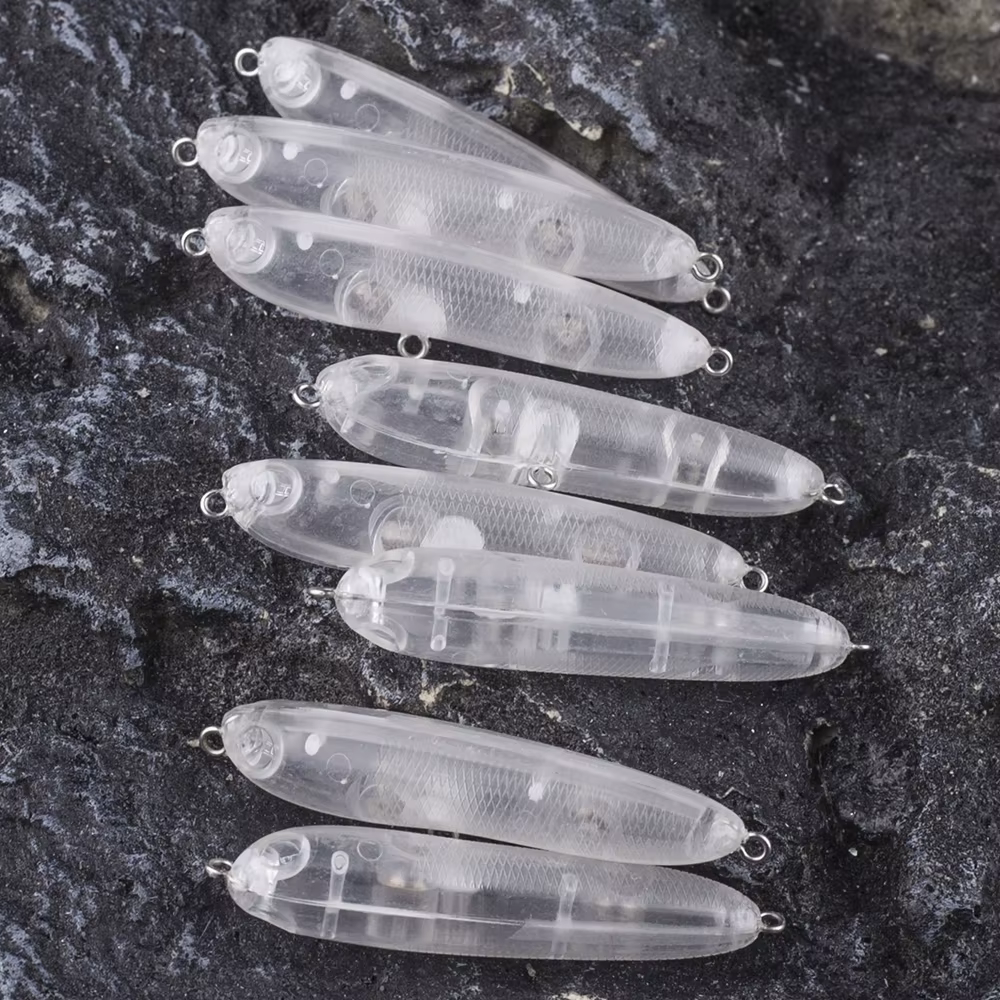Señuelos Flotantes tipo lápiz minnows con sonajero Dr.Holife – sin pintar - imagen 5