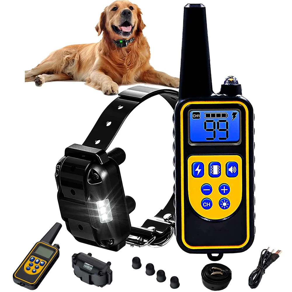 Collar impermeable de entrenamiento con mando remoto y antiladridos - imagen 4