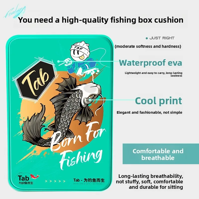 Cojín para caja de pesca antideslizante fijo espuma viscoelástica - imagen 5