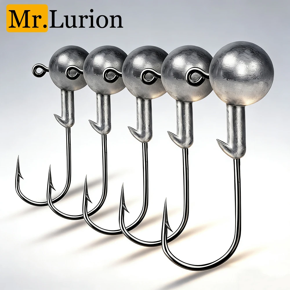Anzuelos Jig Head MrLurion con púas – Vástago para vinilo y lubina - imagen 4