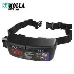 Caja de accesorios de pesca con compartimentos ajustables
