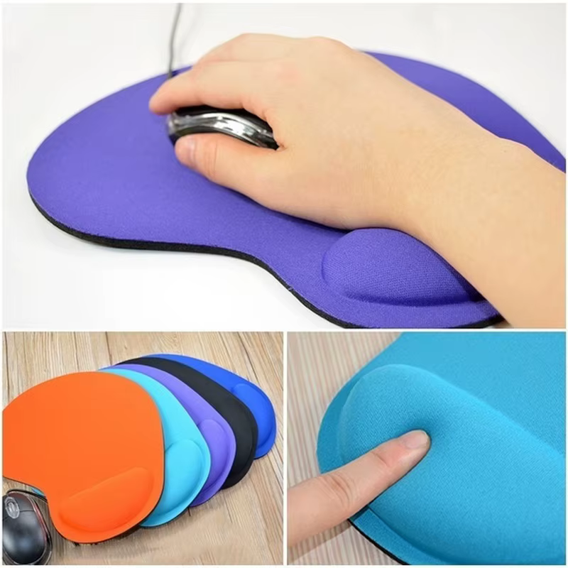 Alfombrilla de raton EVA ergonomica con soporte para muneca - imagen 2