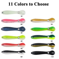 Señuelo wobbler de silicona – Lombriz biónica para pesca ligera