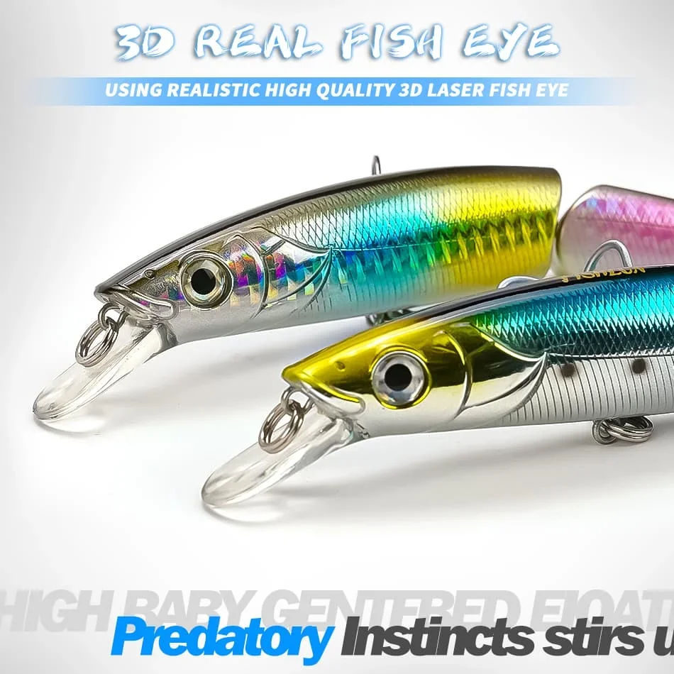 MOOKZZ Señuelo flotante dos secciones de cisterna para pesca - imagen 3