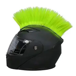 Peluca Mohawk universal reutilizable para cascos con plumas