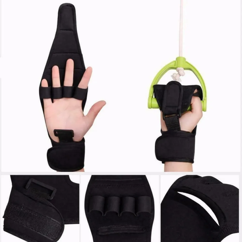 Guantes de rehabilitación para dedos con férula antideslizantes - imagen 4
