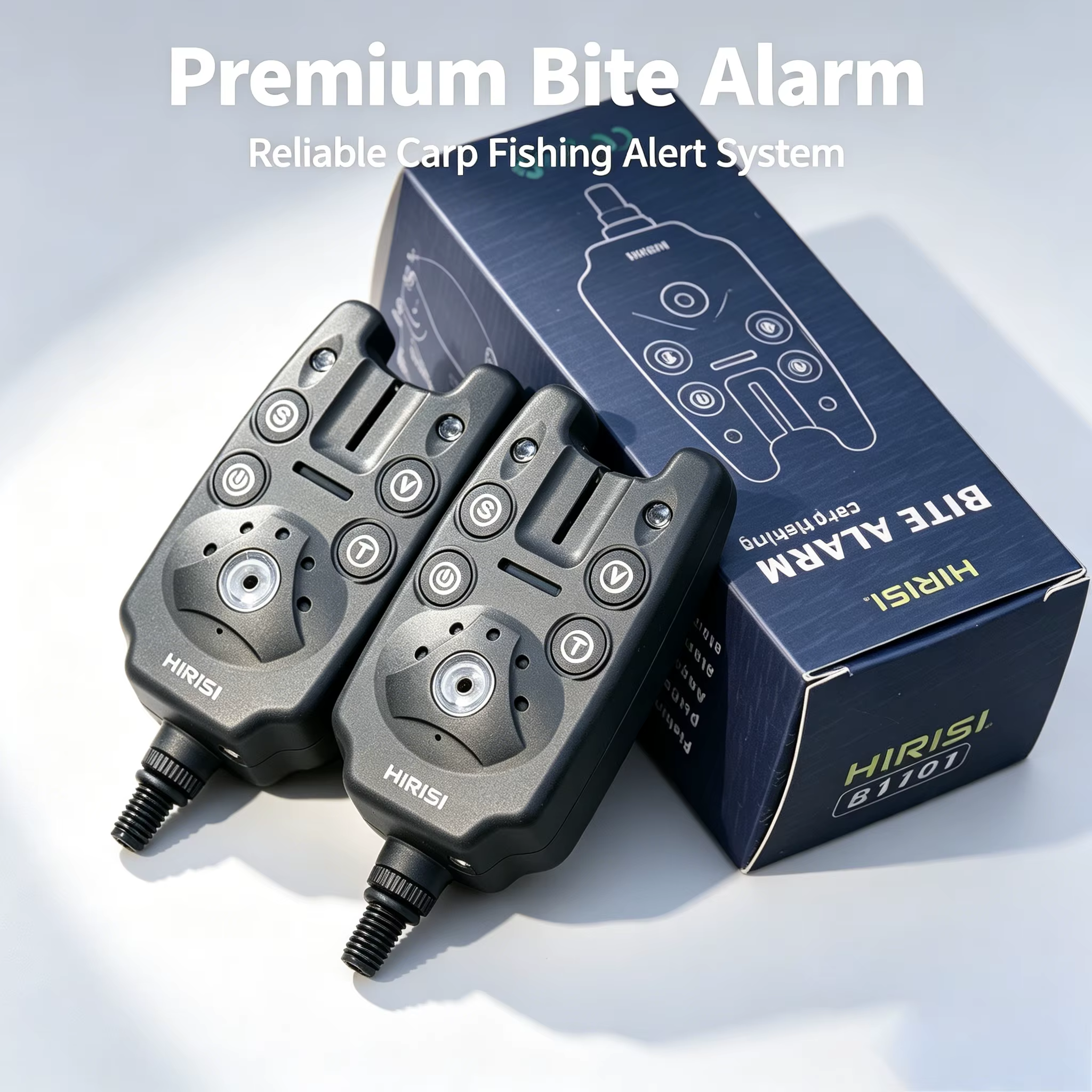 Alarma para Pesca de Carpas con LED, Volumen, Tono y Sensibilidad - imagen 5