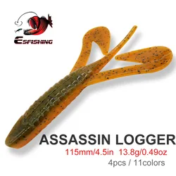 Esfishing Assassin Logger – Cebo blando para lubina