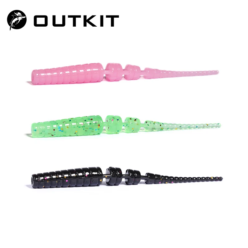 Detalle de la cola de pin del señuelo OUTKIT