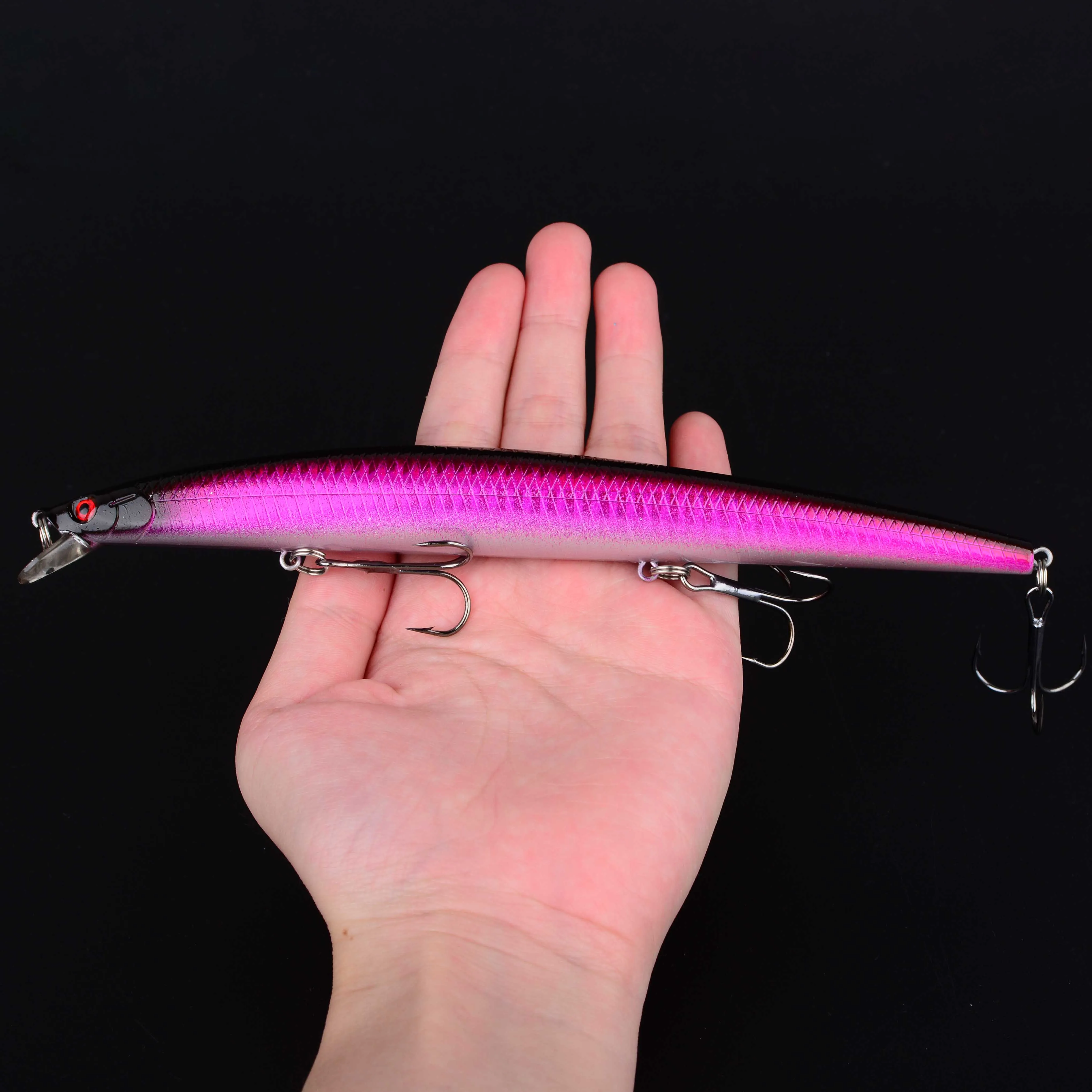 Señuelo 3D con ojos realistas – Cebo artificial para pesca - imagen 2