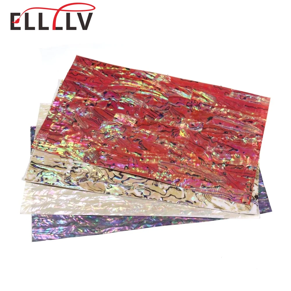 Hoja de Concha Paua Adhesiva - 24x14cm para Señuelo