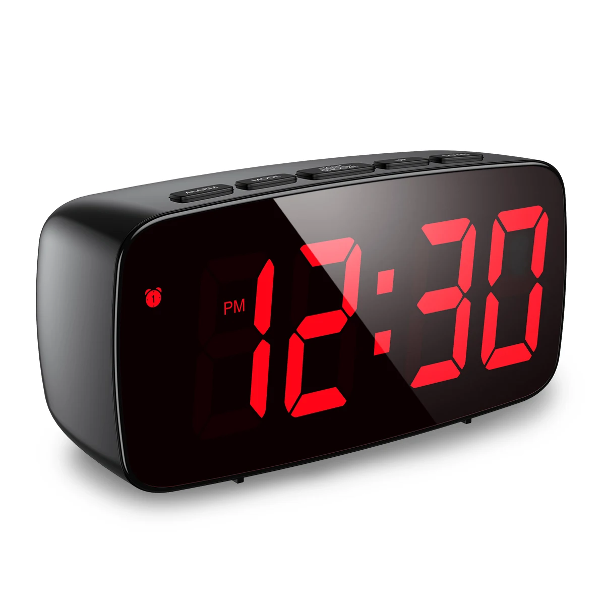 ORIA Reloj despertador digital LED con control por voz y snooze