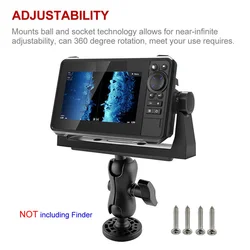 Soporte ajustable 360° para buscador de peces Goture – giratorio