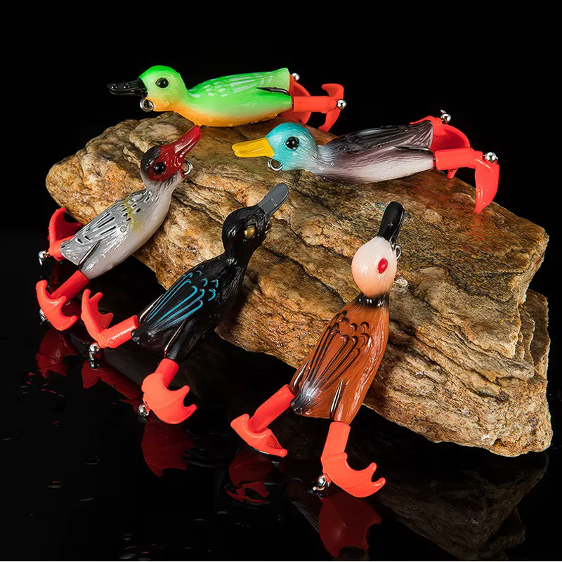 Señuelo blando rana-pato con patas giratorias - imagen 4