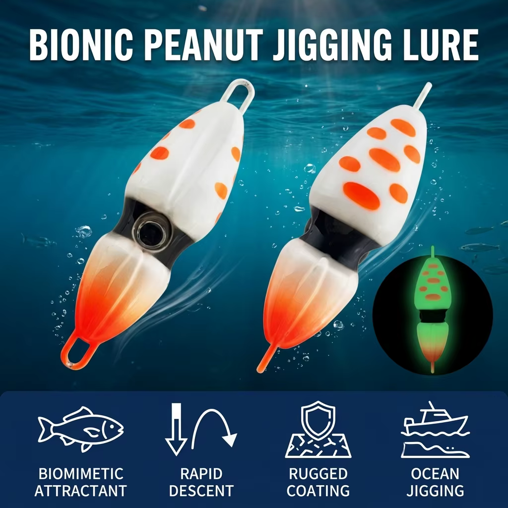 Jig metálico biónico en forma de araña – Cebo resistente - imagen 3