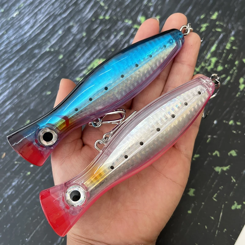 Señuelo popper de superficie para lubina y trucha en agua salada - imagen 5