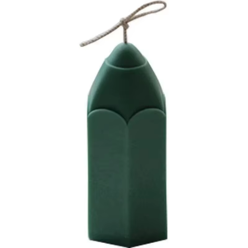 Molde silicona 3D para velas cilíndricas con forma de crayón - imagen 4