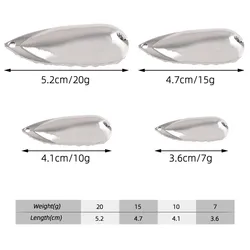 Señuelo Wobbler metálico – Acción oscilante para lubina