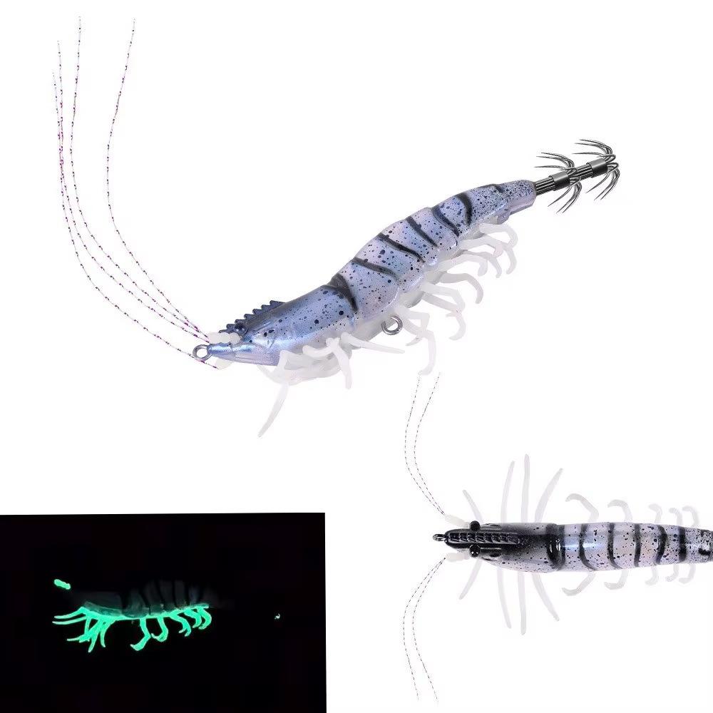 Señuelo Camarón Luminoso para Pulpo – Hundimiento Lento - imagen 5