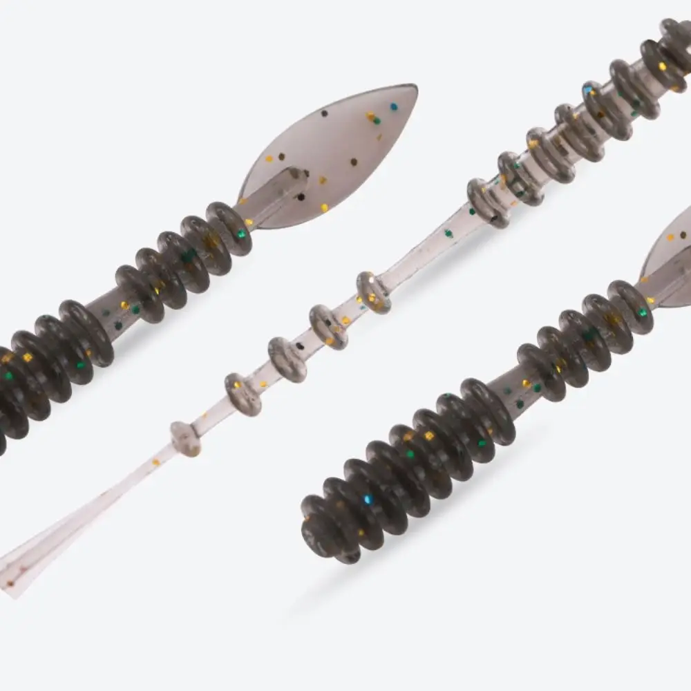 Señuelos blandos Minnow flotantes de PVC para pesca de invierno - imagen 4