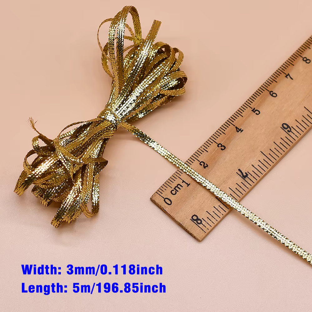 MNFT Trenza Diamante – Material flat braid flash 3mm para atar moscas - imagen 5