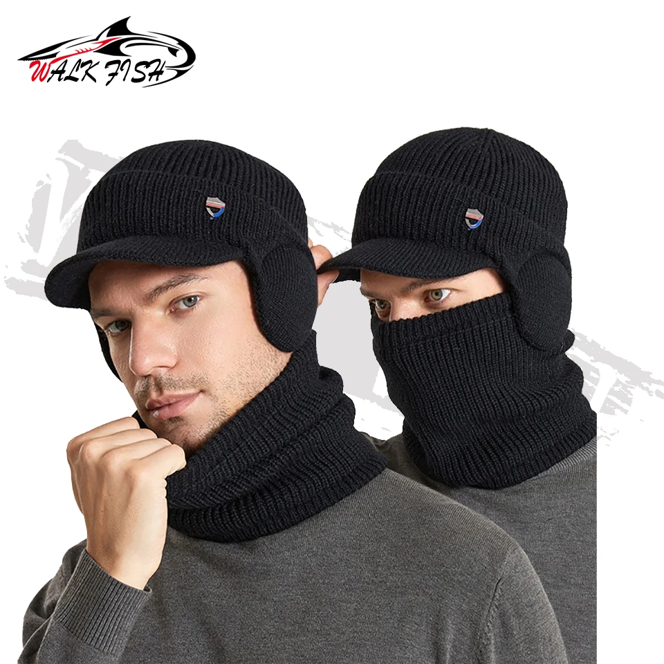 Gorra con orejas Walk Fish – Terciopelo a prueba de viento - imagen 3