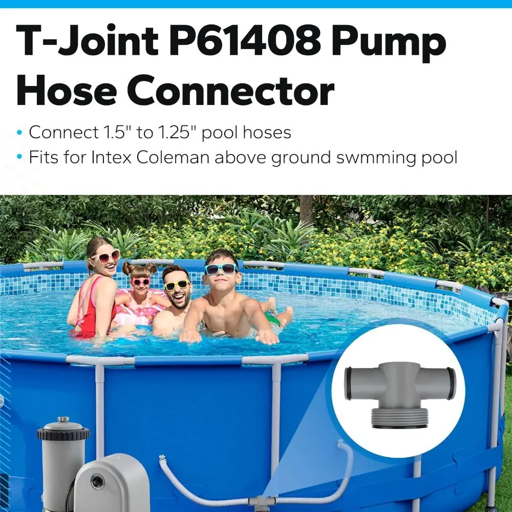 Adaptador manguera piscina plástico 3 vías resistente a fugas - imagen 2