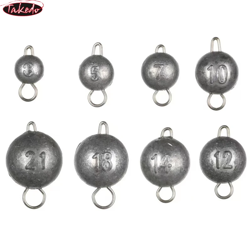Plomos Drop Shot TAKEDO FD02 – 3‑21 g para lubina y carpa
