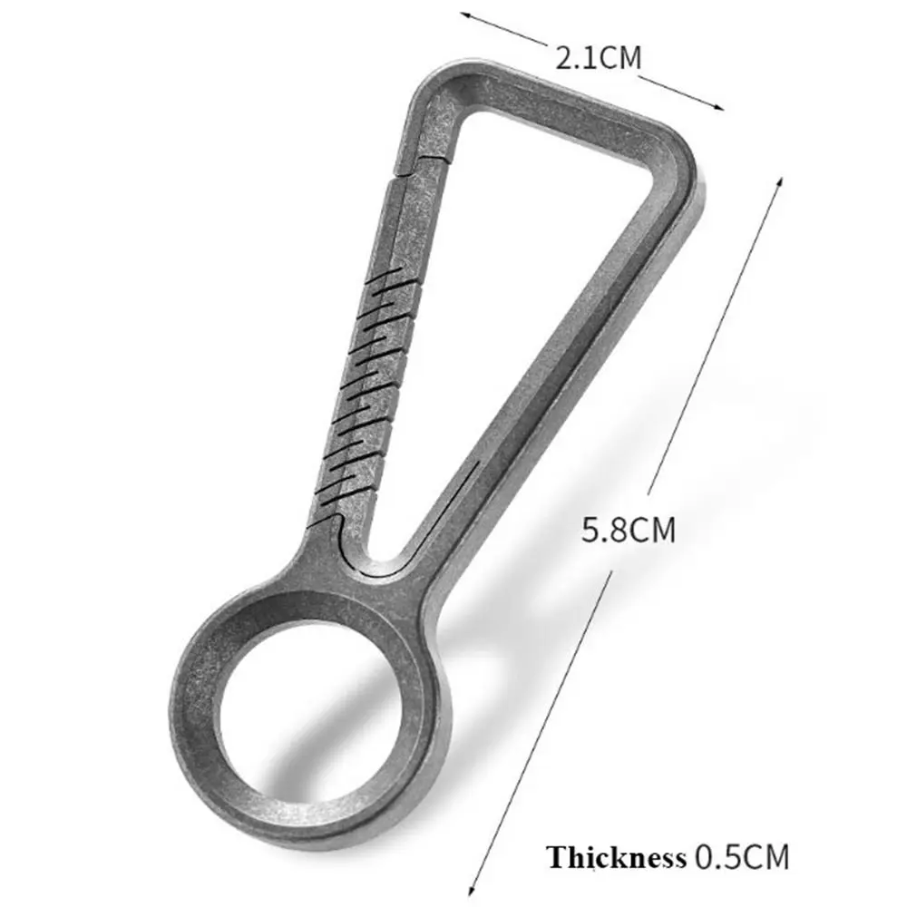 Llavero de titanio ligero mini multifuncional para mochila y coche - imagen 5