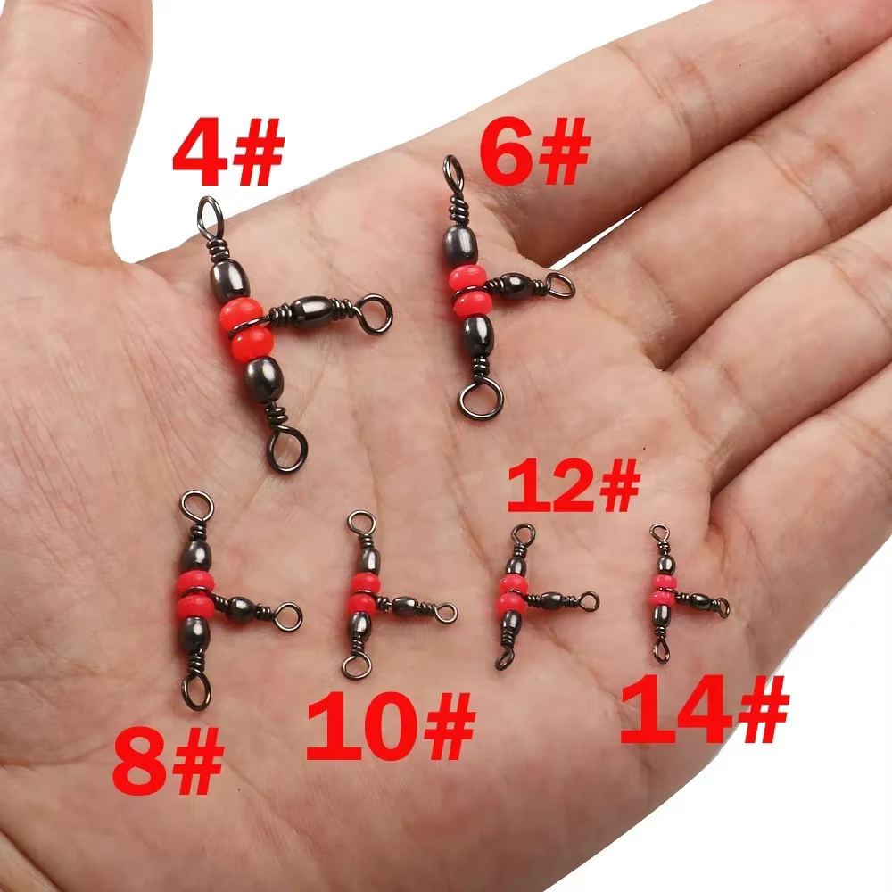 Cuentas rojas de silicona integradas
