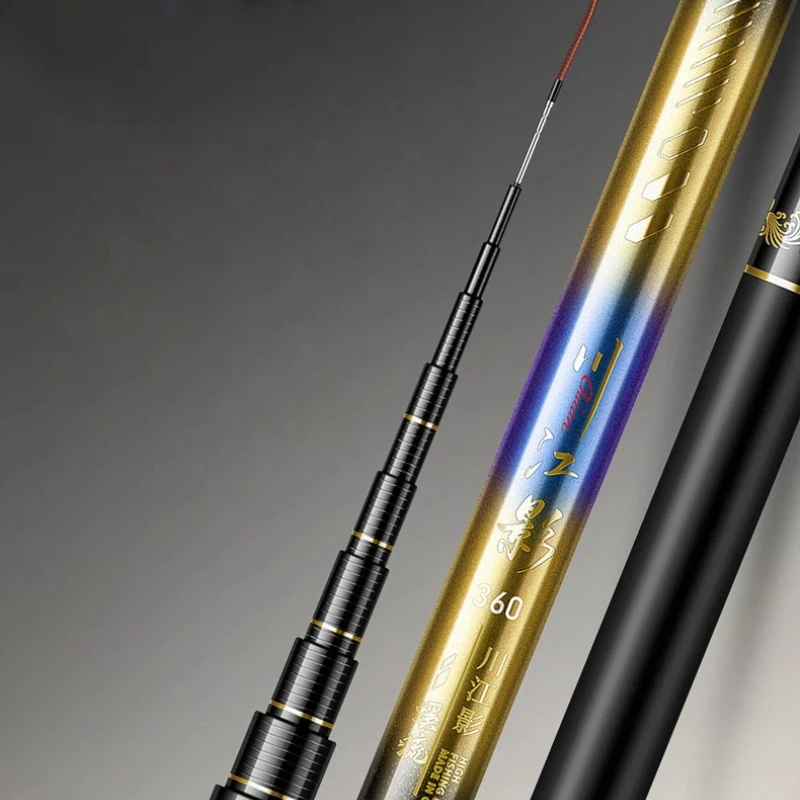 Caña ultraligera portátil mini de mano para pesca en agua dulce - imagen 3