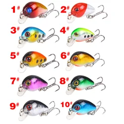 Señuelos crankbait minnow flotantes para pesca en superficie