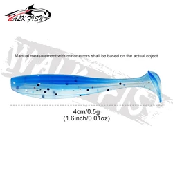 Wobbler Walk Fish 40mm – Swimbait de silicona cola en T