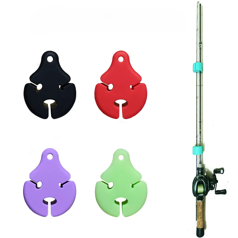 Porta-cañas mosca 2 piezas con clips fluorescentes y bloqueo - imagen 2