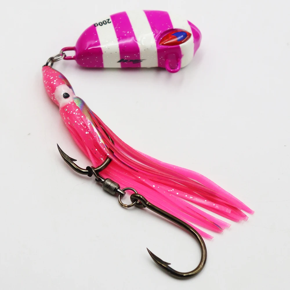 ZYZHE Jig Head para cebo blando en pesca marítima – anzuelo - imagen 2