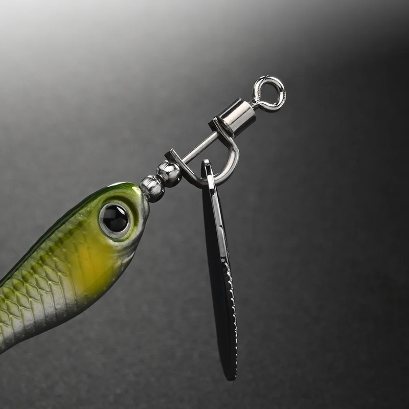 Señuelo giratorio Minnow metálico BLUX NIAKIS con cuchilla de cobre - imagen 3