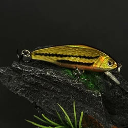 Señuelo Minnow Hundible 44mm 3g con Anzuelos Triples