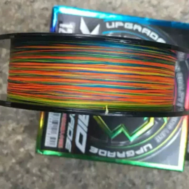 Línea de pesca trenzada PE multicolor suave, alta resistencia - imagen 3