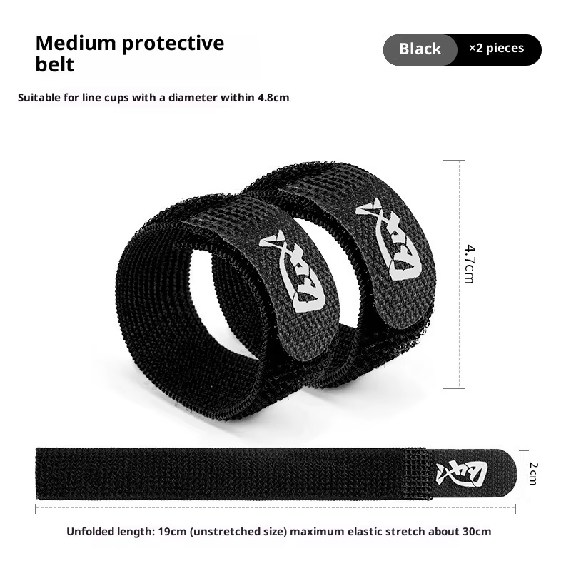 Cinturón portarrollos con clip de protección para carretes de pesca - imagen 4
