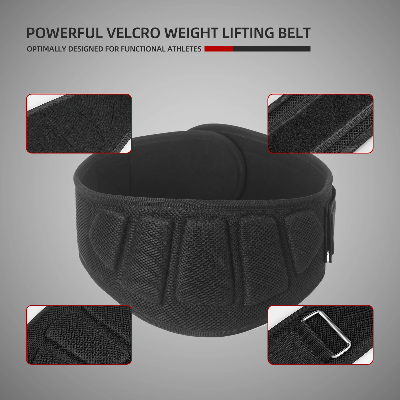Soporte lumbar deportivo SKDK ajustable para entrenamiento en gimnasio o casa - imagen 5