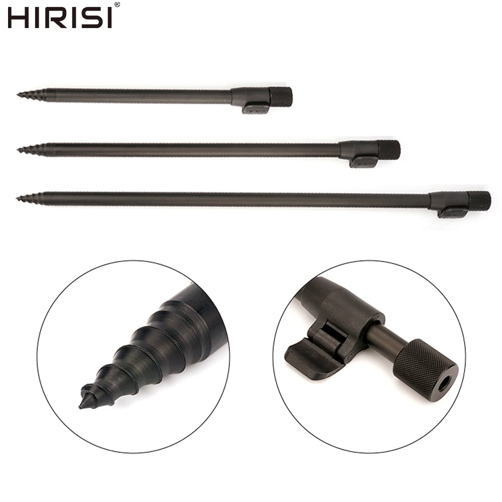 Hirisi Soporte de caña para carpfishing de aluminio ajustable - imagen 3