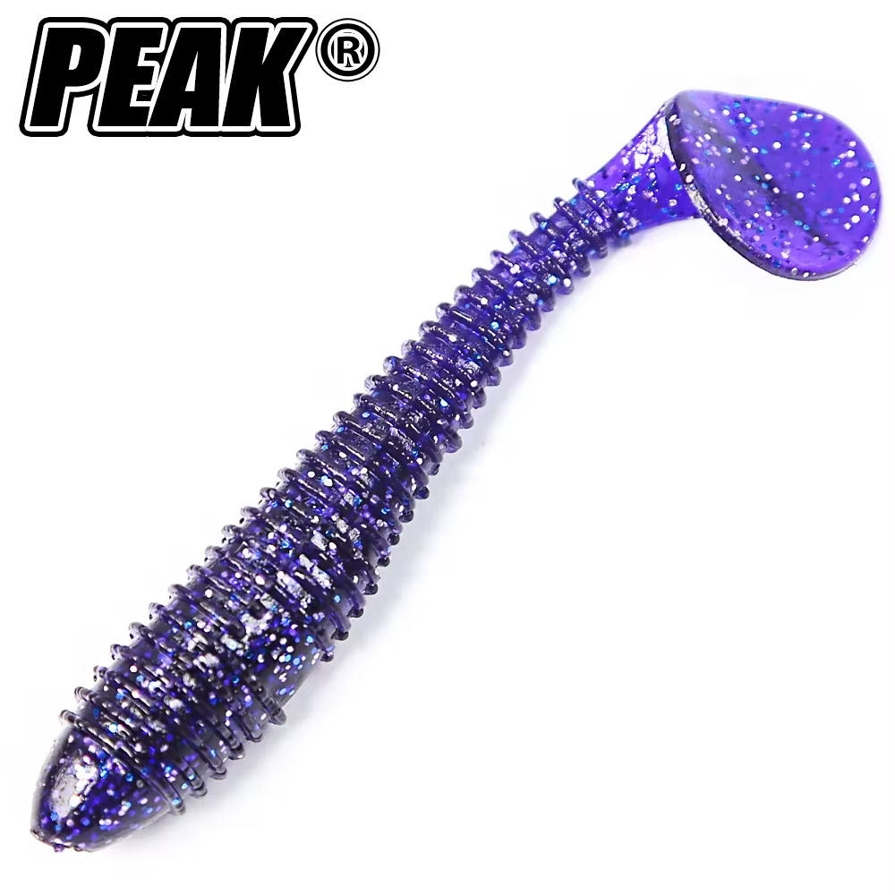 PEAK Señuelos blandos de silicona 5-7 cm pesca marina - Swimbait PVA - imagen 2